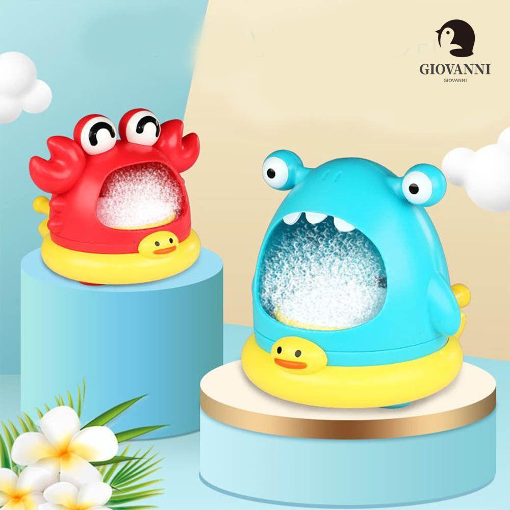 Goovanni Máy Thổi Bong Bóng Xà Phòng Bằng Nhựa Hình Cua / Cá Mập Dễ Thương Cho Bé