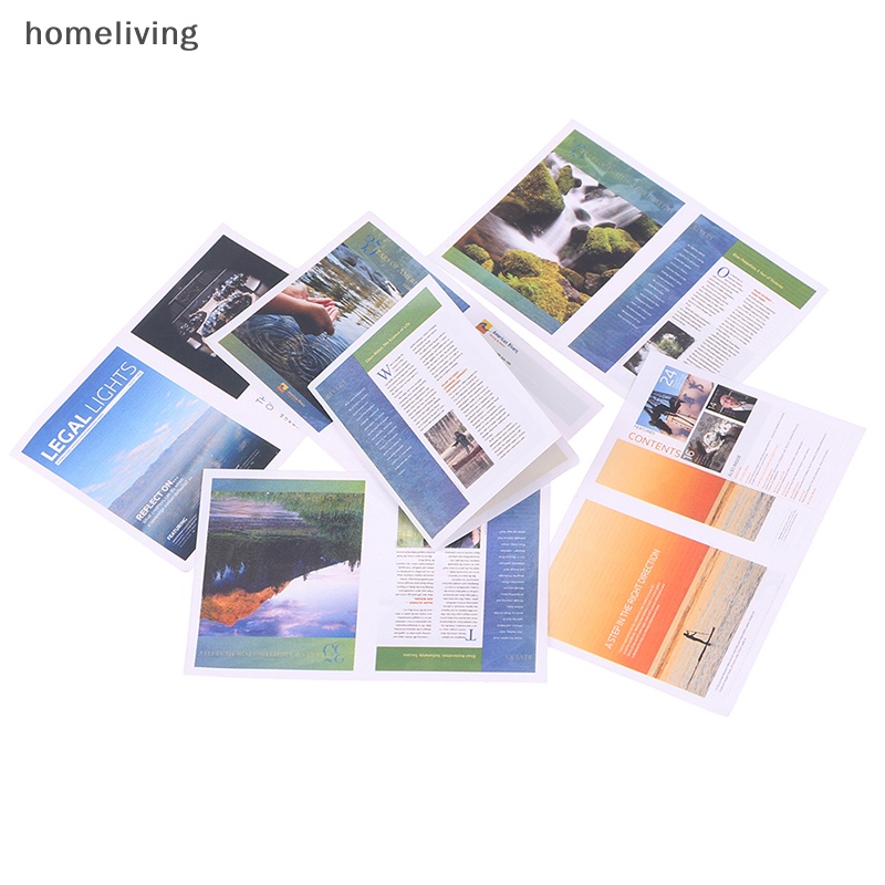 Set 6 Tạp Chí Xinh Xắn Dùng Để Trang Trí Nhà Búp Bê