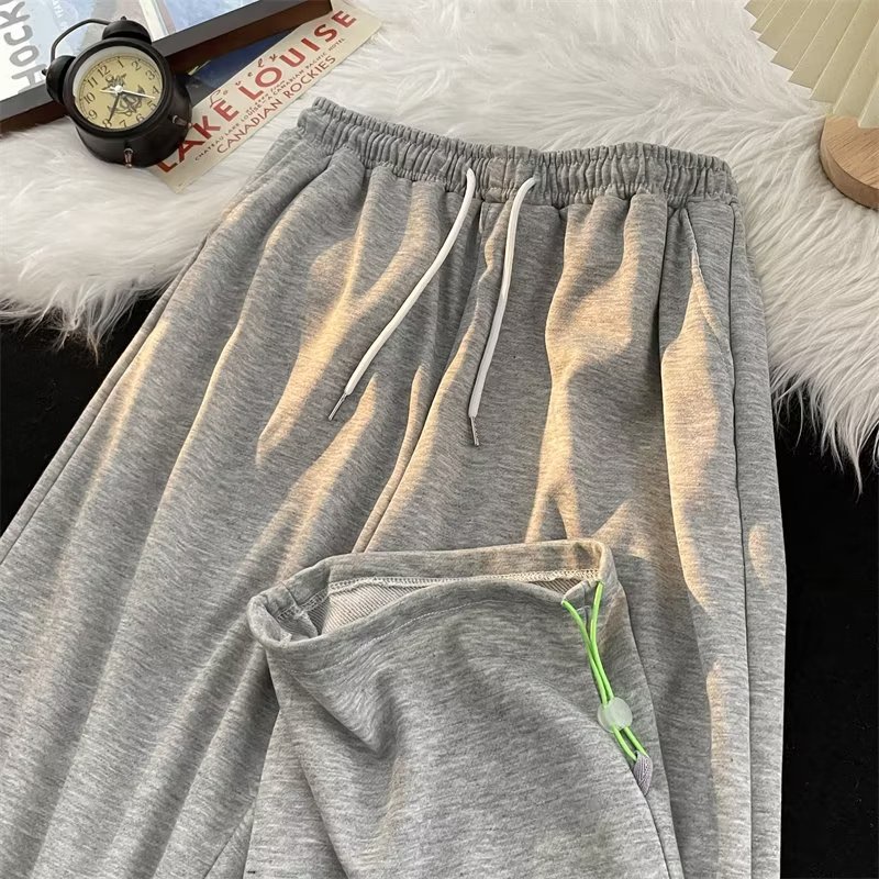 Quần Dài Dây Rút Màu Sắc Đơn Giản Phong Cách Retro Cho Nam