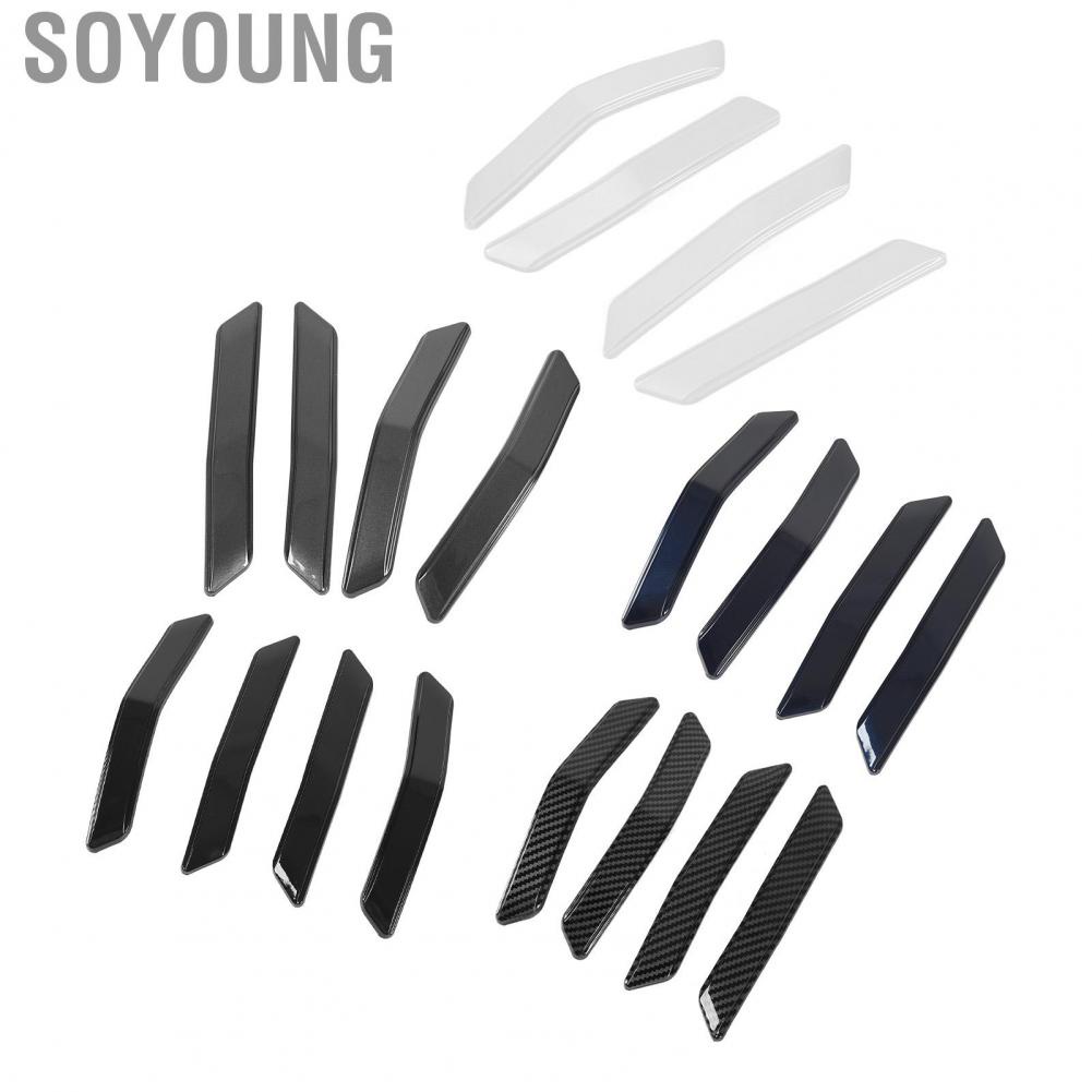 Soyoung Car Door Edge Guards  Effective Protection Front Rear Scratch Guard  for Mode Y 2021 To 2023