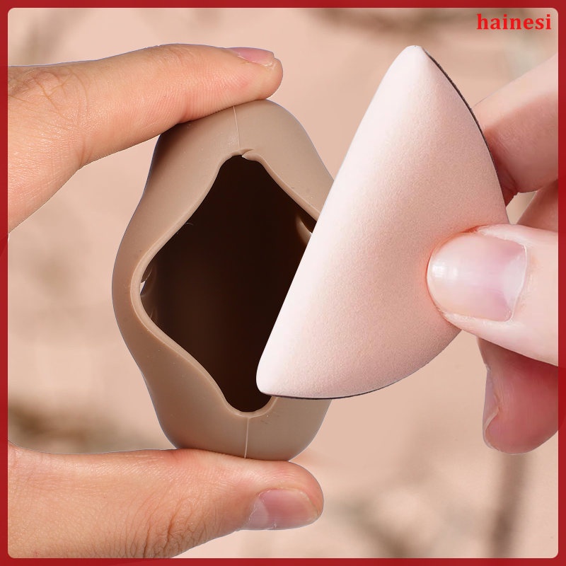 Set 4 Túi Silicone Tròn Đựng Mút Trang Điểm