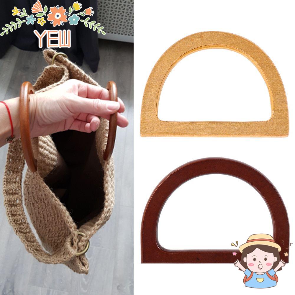 Phụ Kiện Quai Túi Xách Bằng Gỗ Kiểu Cổ Điển Tiện Dụng