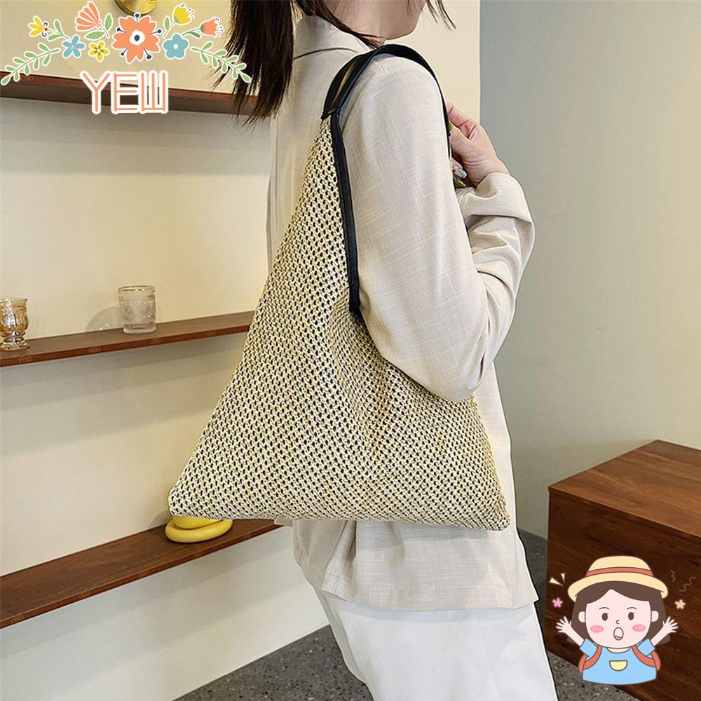 Túi Cói Đeo Vai Cỡ Lớn Thời Trang Xinh Xắn Cho Nữ