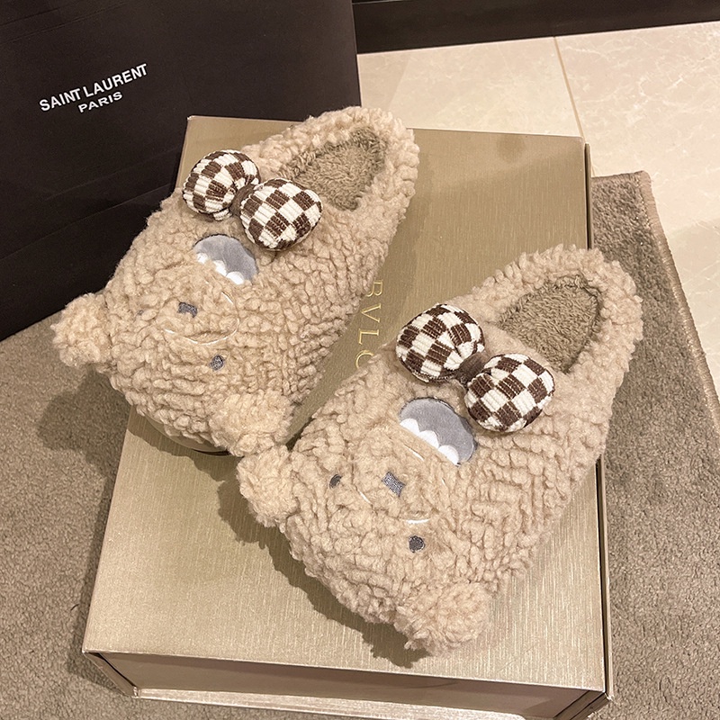 Dép Bông Đi Trong Nhà Hình Hoạt Hình Xinh Xắn Cho Nữ