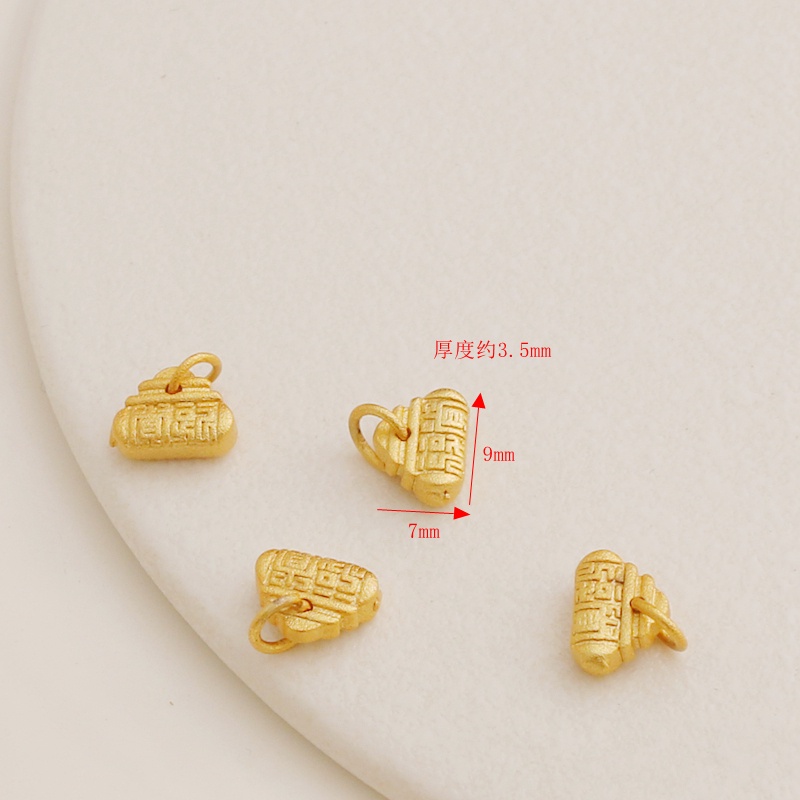 Mặt Dây Chuyền Bằng Đồng Mạ Vàng 18k Nhiều Màu Sắc diy