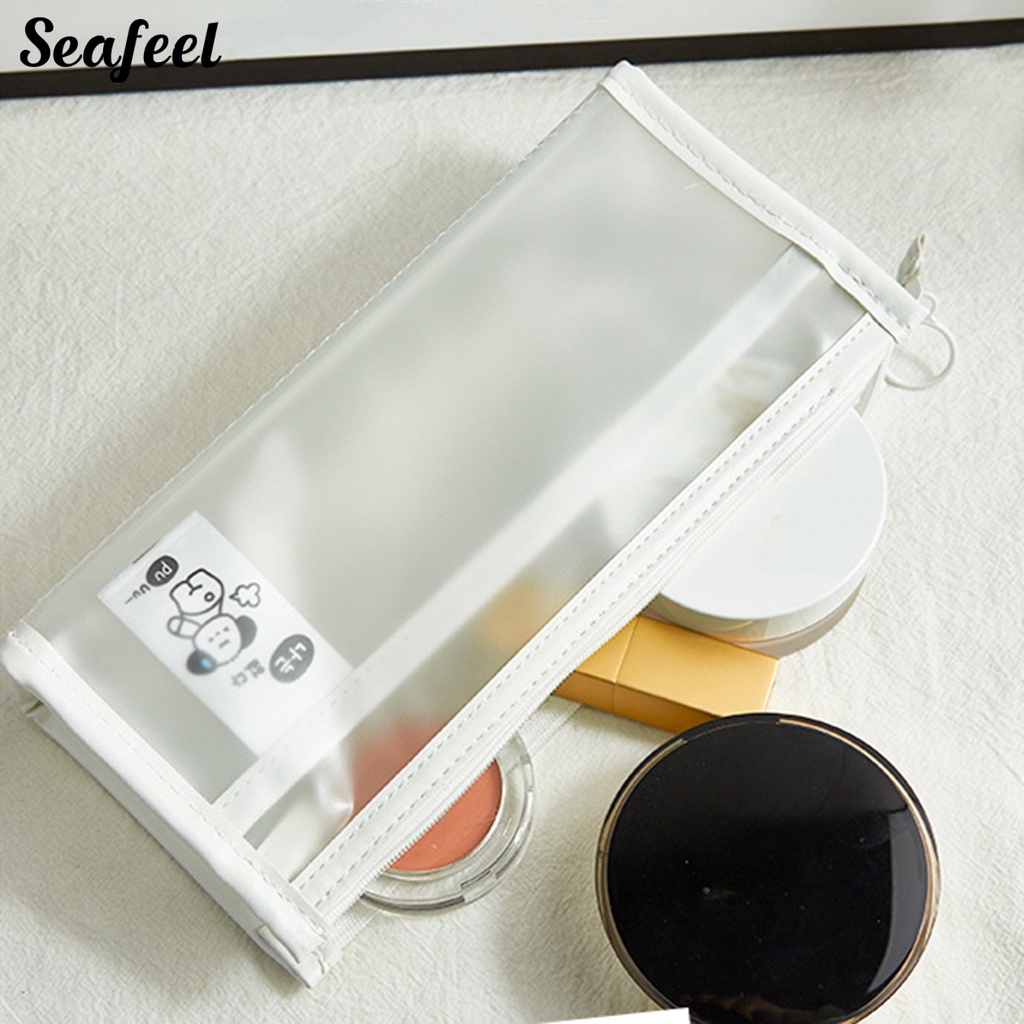 Túi Đựng Bút Bằng EVA Trong Suốt Hai Lớp Chống Nước Sức Chứa Lớn