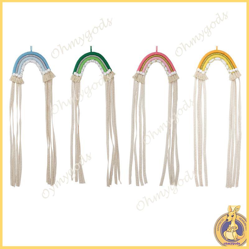 Giá Đỡ Kẹp Tóc Màu Cầu Vồng Treo Tường Tiện Dụng