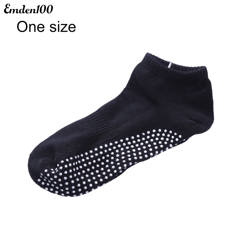 1 Đôi Vớ Yoga Chất Liệu Cotton Thoáng Khí Chống Trượt Cho Nam Nữ