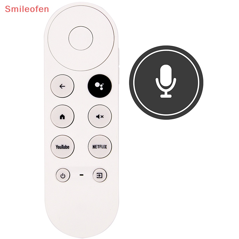 Điều Khiển Từ Xa Thay Thế Bằng Giọng Nói Bluetooth Cho 2020 Google Smart TV Chromecast 4KSnow G9N9N GA01919 / 20 / 23
