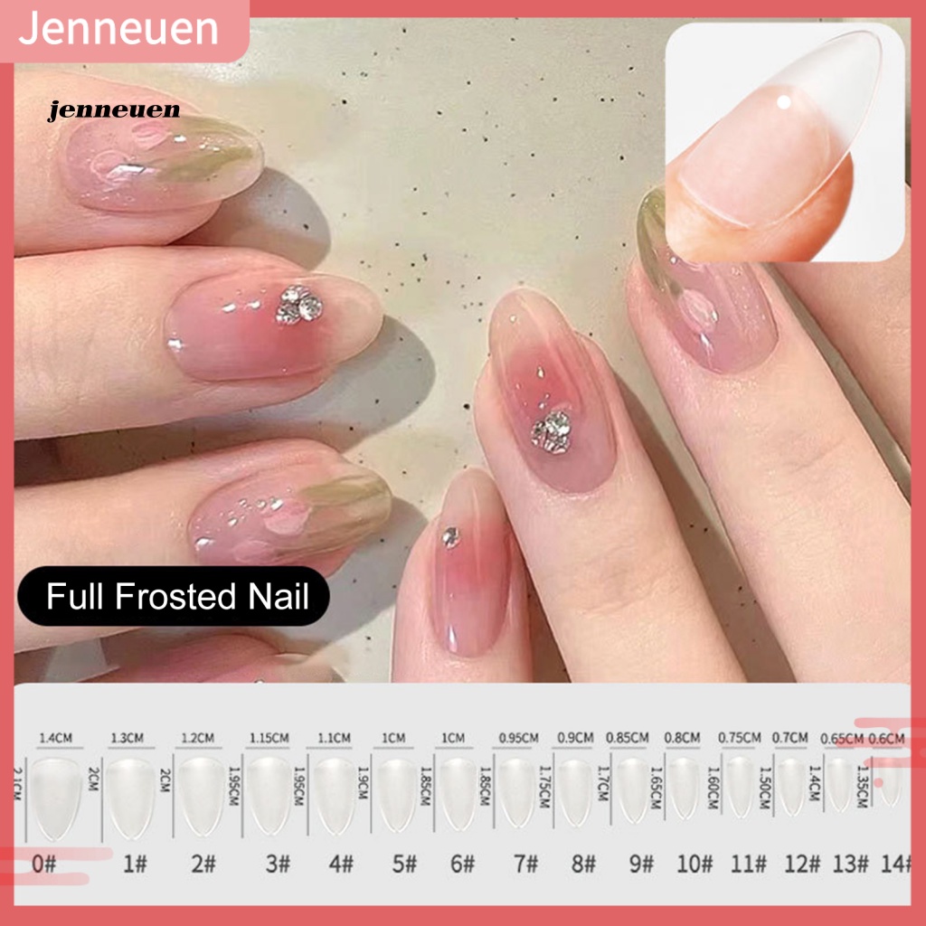 1 Hộp Móng Tay Giả JEN 1 Hộp Cực Dài Trong Suốt Linh Hoạt