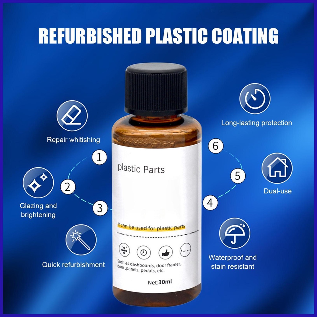 Chất Làm Sạch Nội Thất Ô Tô Dễ Sử Dụng 30ml Niêm Phong &amp; Chắn Bảo Vệ Sơn Phủ Gốm Trong Suốt