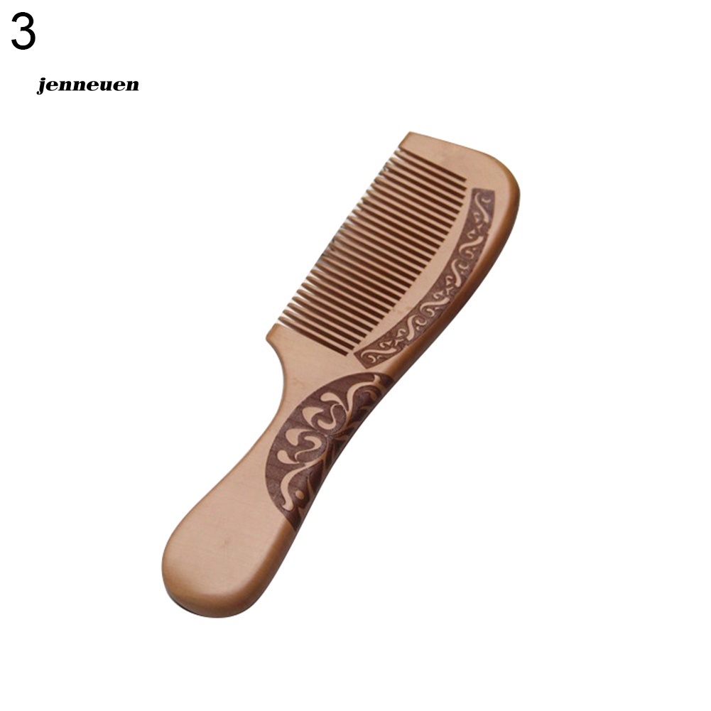 Lược Gỗ Đào Chống Tĩnh Điện Mát Xa Da Đầu Thời Trang