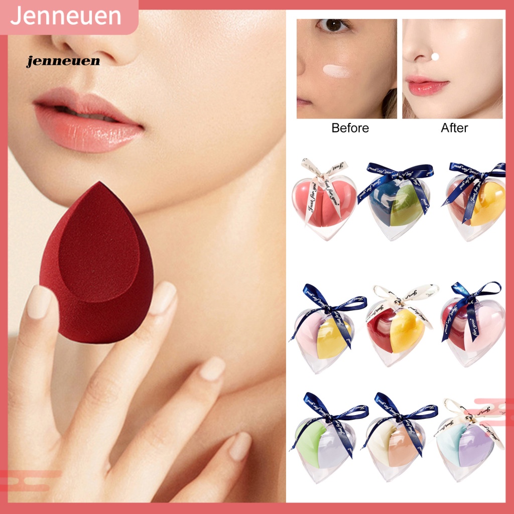 1 Bộ Mút Trang Điểm Hình Trứng Thoáng Khí Thoải Mái Cho Nữ