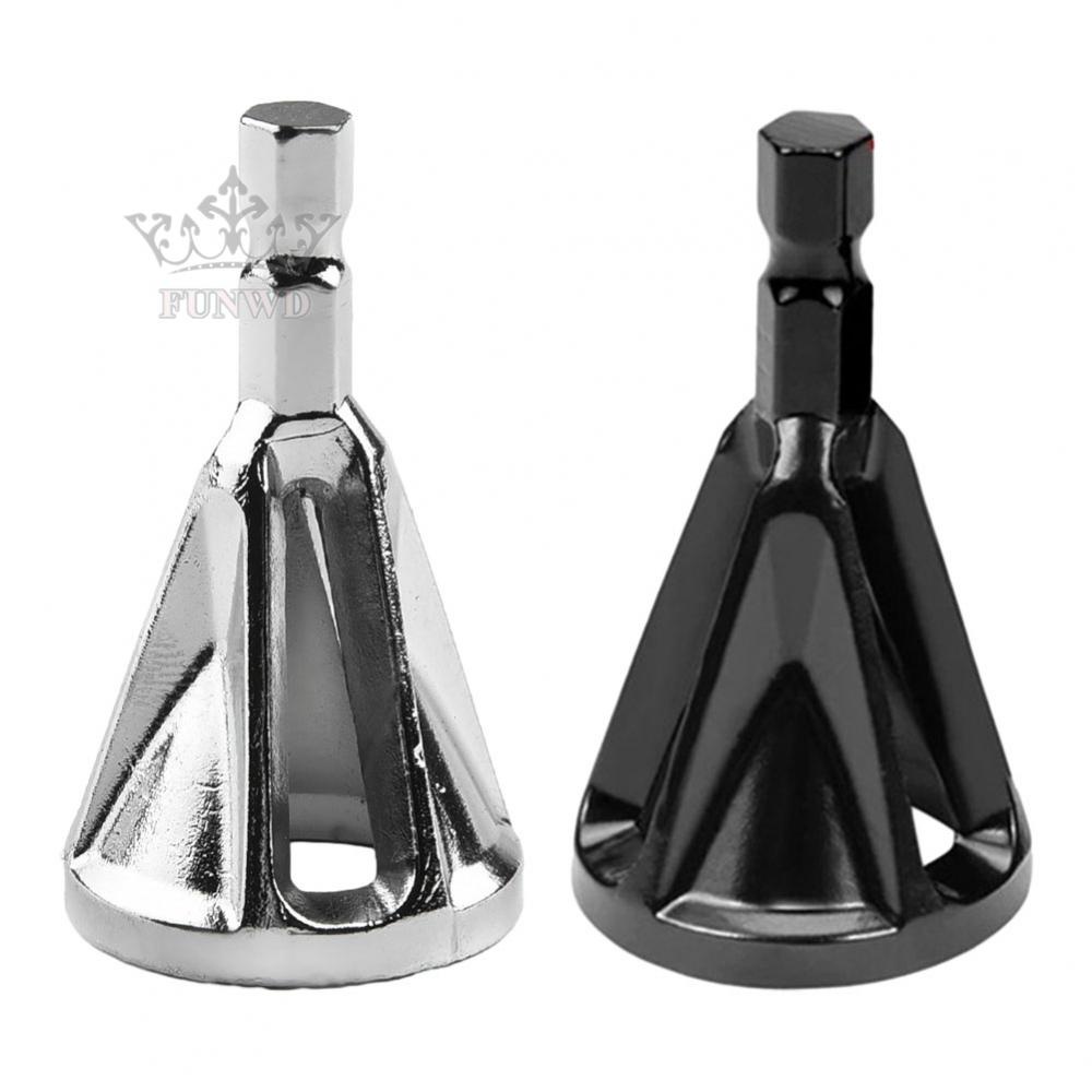 【FUNWD】Chamfer Tool 1/4'' Hex Shank CR12MOV Deburring External High Hardness