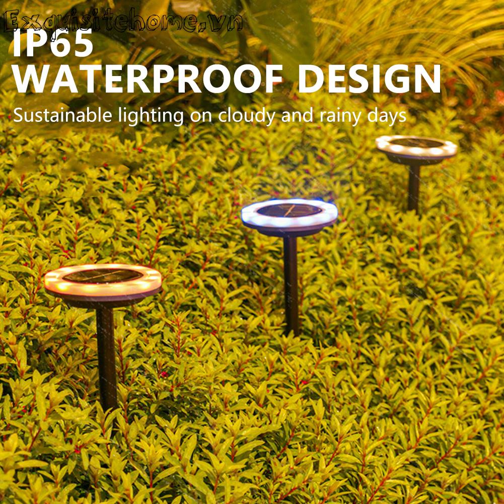 Đèn Led 12 Bóng Cảm Biến Thông Minh Trang Trí Sân Vườn