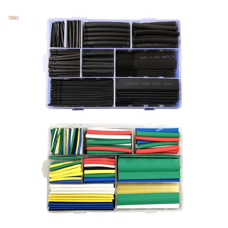 Bộ 385 Ống Co Nhiệt 2 1 2 Trong 1 Chống Lão Hóa Chuyên Dụng