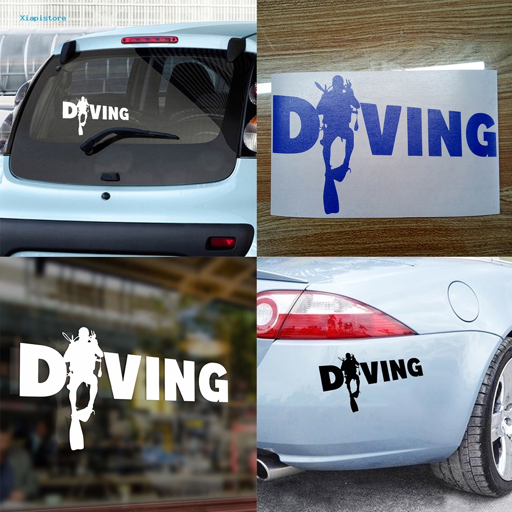 Đề Can Dán Trang Trí Xe Hơi / Máy Tính In Chữ Diver Thời Trang