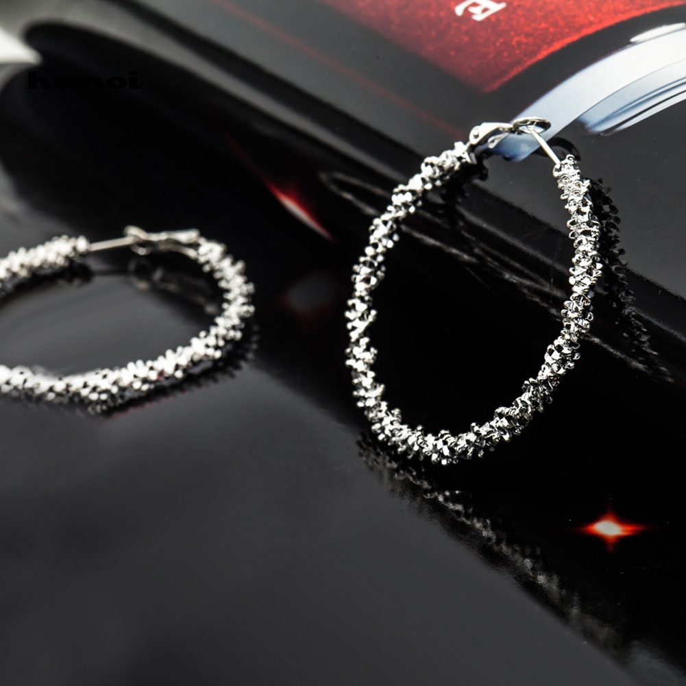 Khuyên Tai Nữ Hình Tròn Lớn Thời Trang