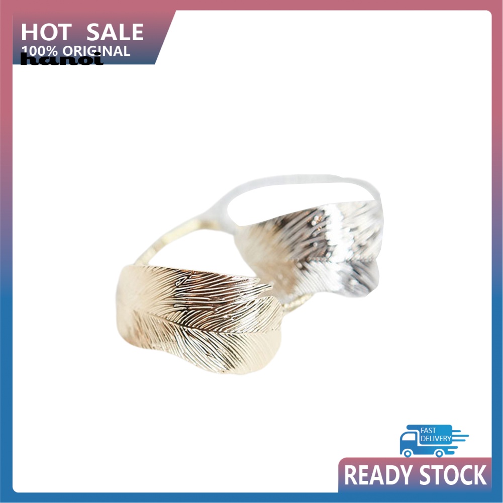 Set 2 Dây Cột Tóc Co Giãn Hình Chiếc Lá Thời Trang Cho Nữ Giá Đỡ