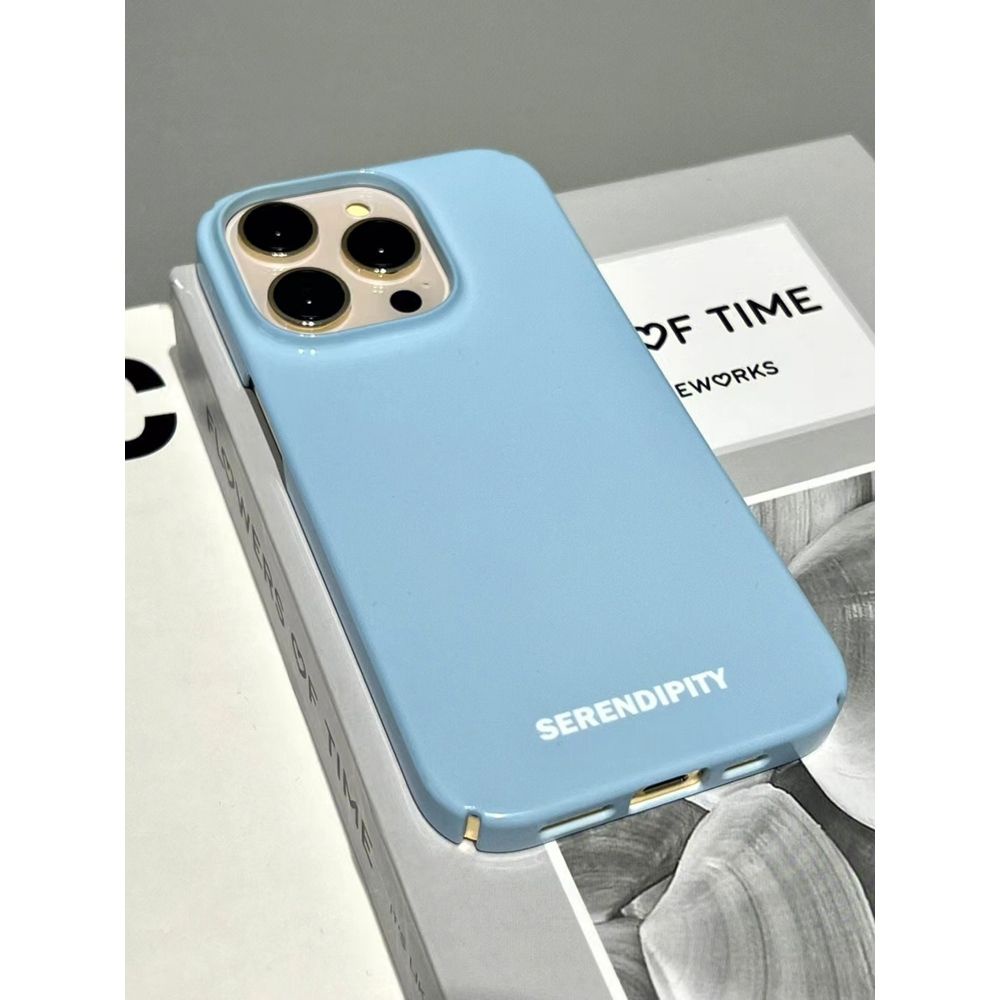 Ốp Điện Thoại Màu Trơn In Chữ Tiếng Anh 12 Cho iPhone13promax 12promax 11promax 14promax 13