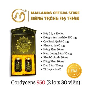 Đông trùng hạ thảo mailands cordyceps 950 anhthu.store