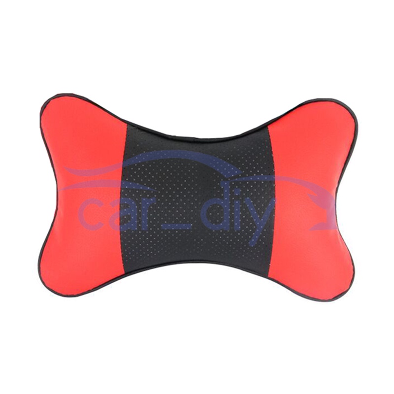 Gối Tựa Đầu Bằng Da PU Mềm Mại Thoải Mái Thông Dụng Trang Trí Nội Thất Xe Hơi