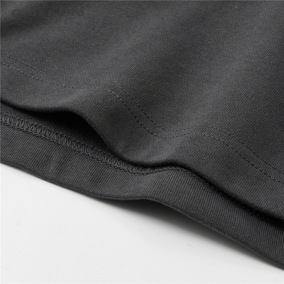 Chân váy GIORDANO 18463909 dáng dài lót terry eo co giãn phía trước