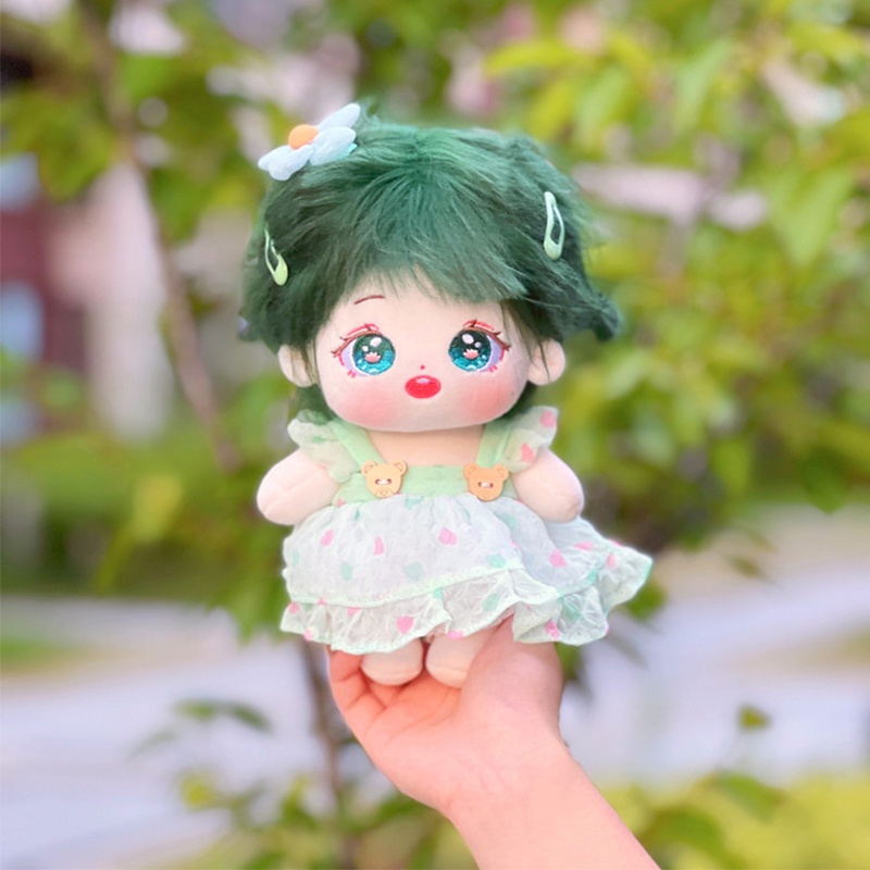 Đầm Cotton 20cm Xinh Xắn Cho Búp Bê