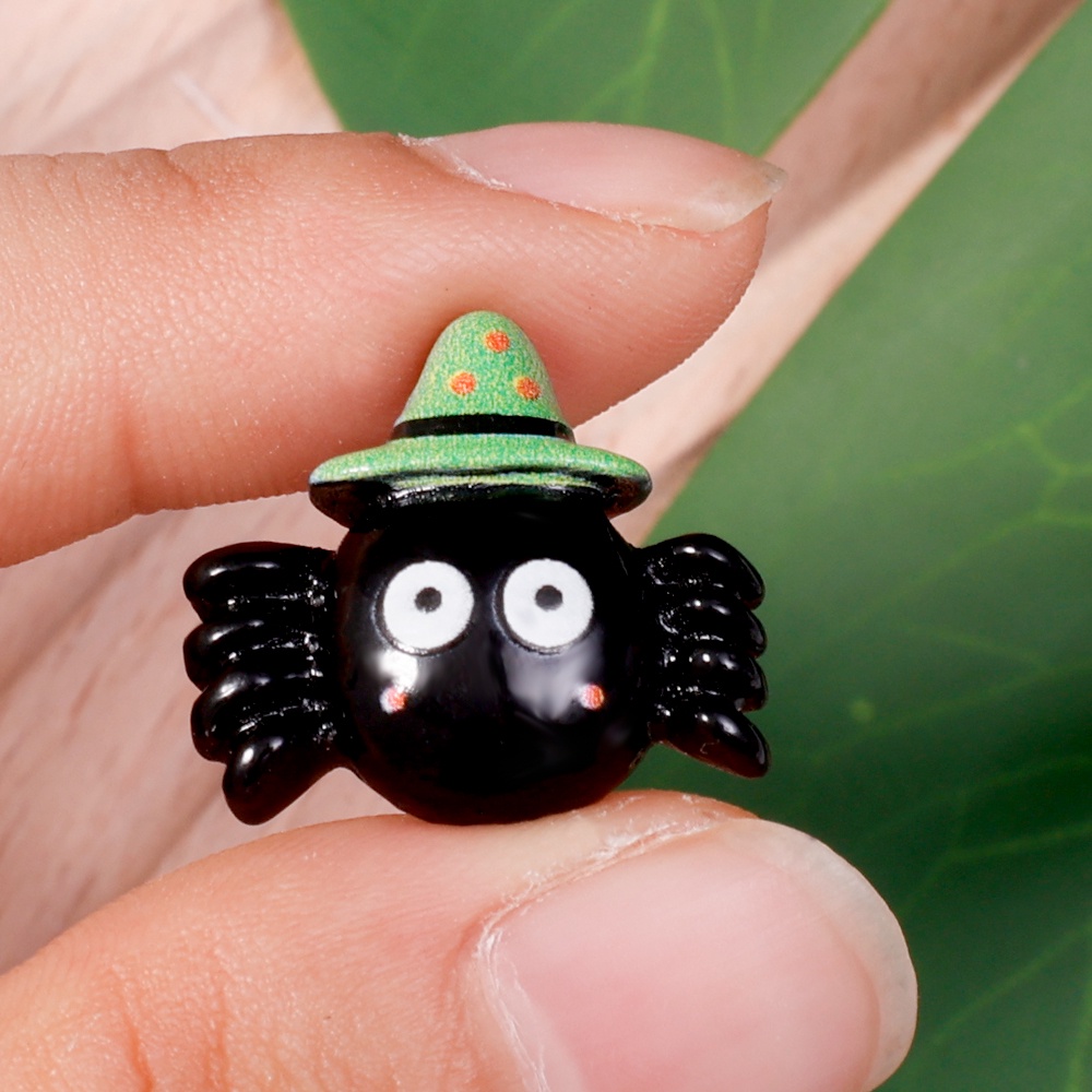 Đồ Chơi Hình Đầu Lâu / Bí Ngô / Ma Cà Rồng Mini Bằng Resin Dễ Thương Trang Trí Halloween