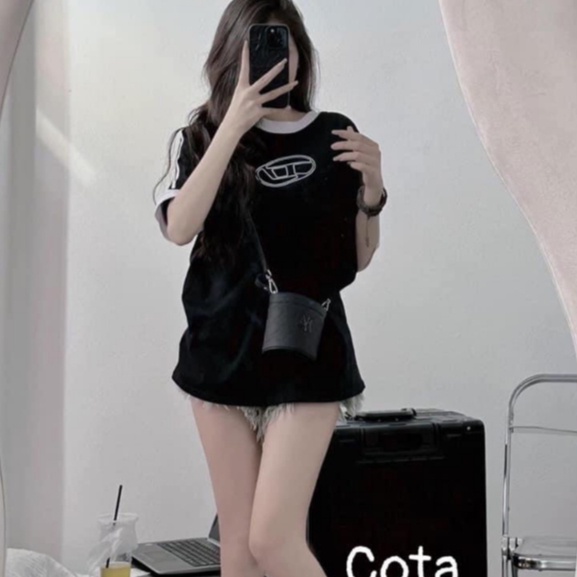 Áo thun nữ, áo phông nam nữ form rộng chất mềm mát 104