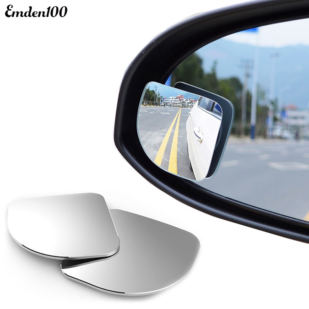 EMDEN 1 Cặp Gương Chiếu Hậu Góc Rộng Có Thể Điều Chỉnh Điểm Mù Cho Xe Hơi