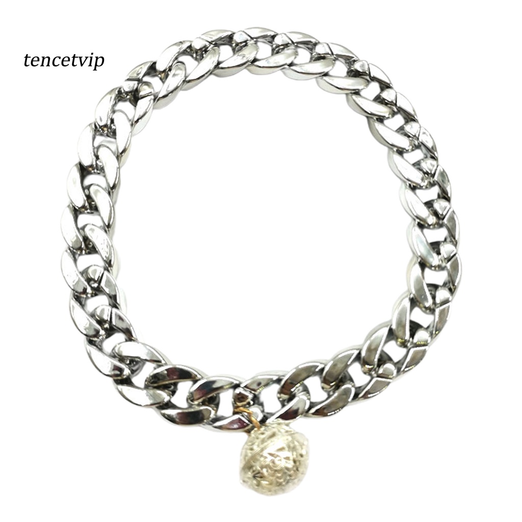 Vòng Cổ Có Chuông Bằng Nhựa Sáng Bóng Cho Thú Cưng