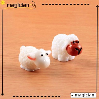 Set 5 phụ kiện trang trí tiểu cảnh vườn nhà hình chú cừu mini đáng yêu