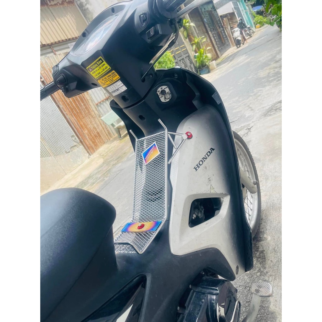 Baga inox Xiken  Wave RS100, Wave S100, Wave a 110 2017-2023 tặng kèm tem titan . DoChoiXeMayShop