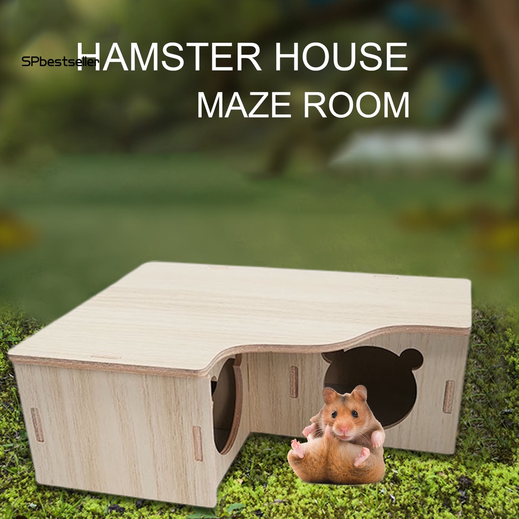 Thang Leo Bằng Gỗ Tự Nhiên Cho Chuột Hamster