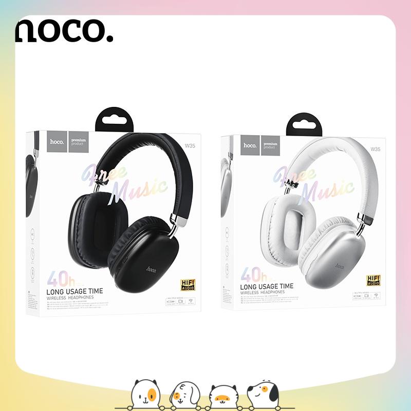 Tai Nghe Bluetooth Chụp Tai Hoco W35 V5.3 Chính Hãng - Hỗ Trợ, BT, AUX, TF