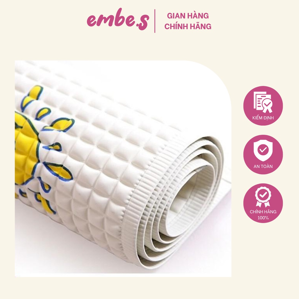 Thảm lót cao su chống thấm, Nệm Êm Ái, Mát Mẻ cho bé embe.s