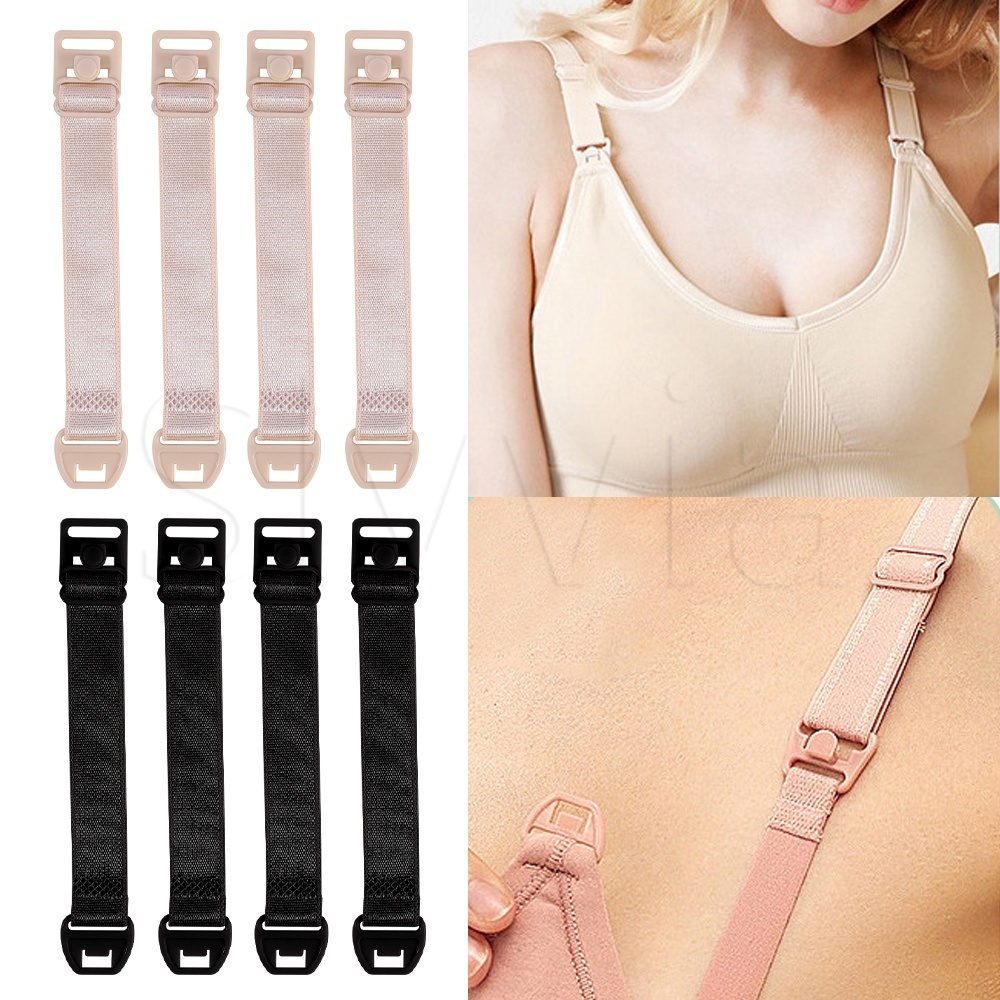 1 Cặp Móc Nối Dài Dây Áo Ngực Co Giãn Điều Chỉnh Được Dành Cho Mẹ Đang Cho Con Bú