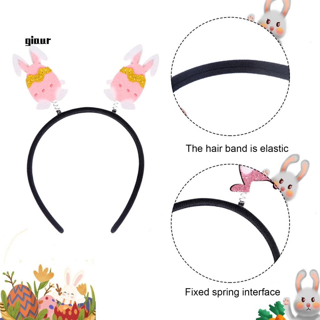 Băng Đô Cài Tóc Hình Gà Đẻ Trứng Kèm Kính Thiết Kế Hoạt Hình Dễ Thương Cho Bữa Tiệc Giaurz