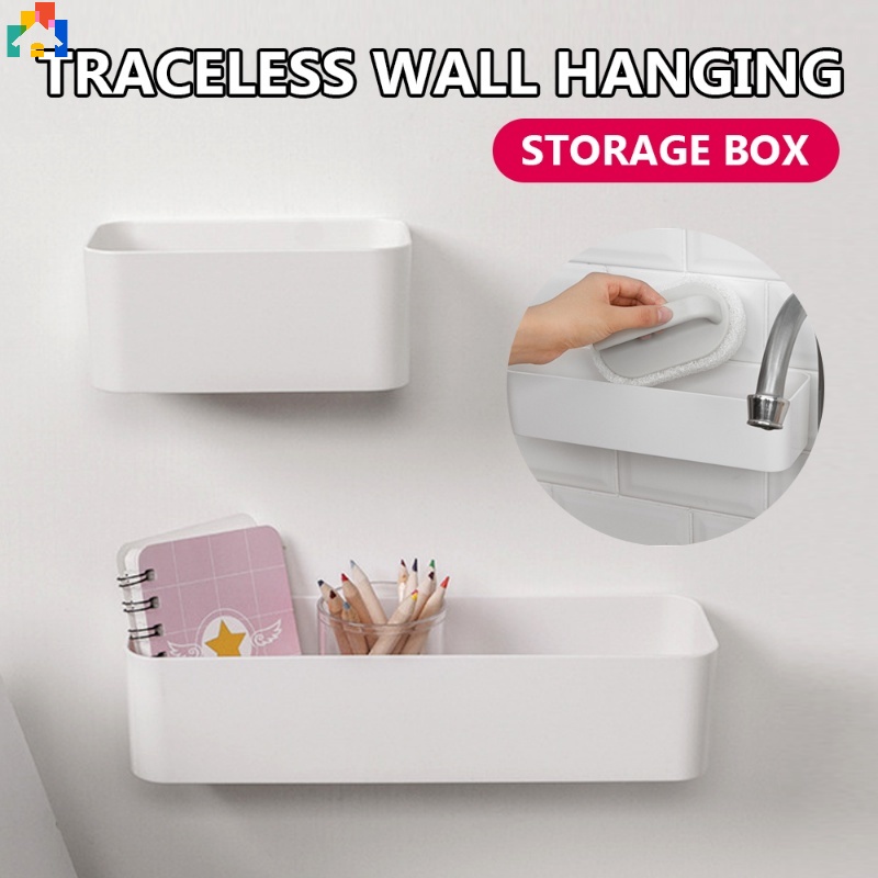 Kệ Đựng Mỹ Phẩm / Điều Khiển Từ Xa / Điện Thoại Gắn Tường Đa Năng Tiện Dụng Cho Nhà Tắm