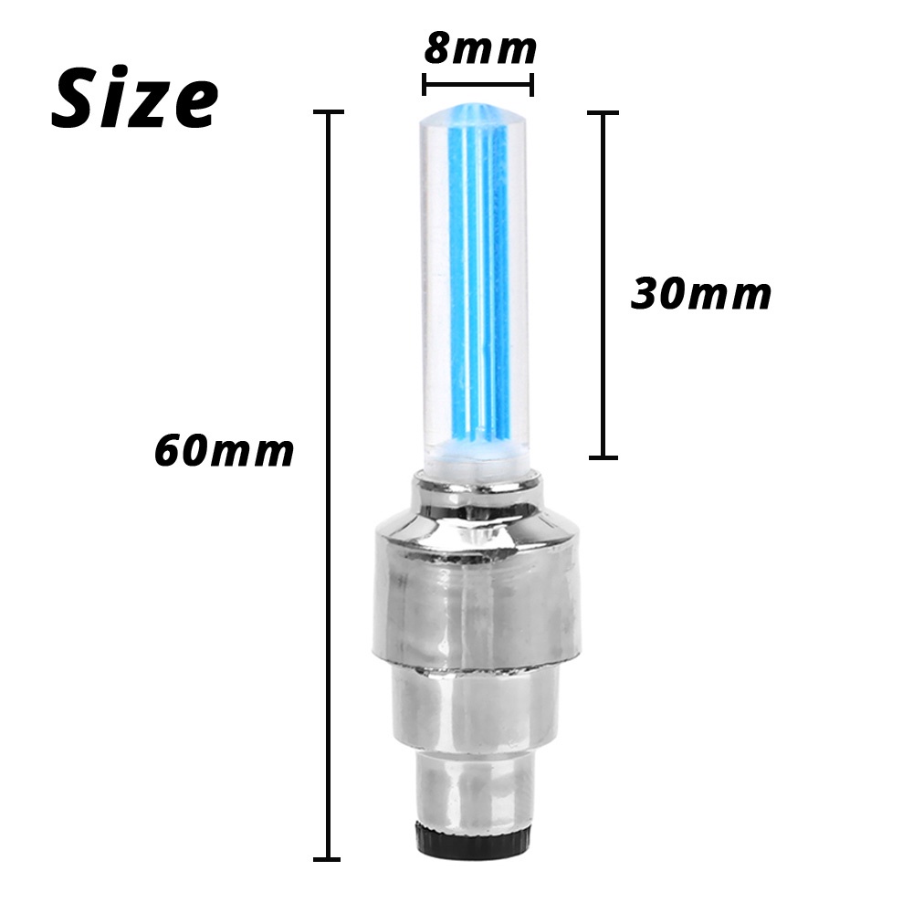 Đèn LED Neon Chống Thấm Nước Gắn Van Bánh Xe Thông Dụng Cho Xe Hơi / Xe Máy