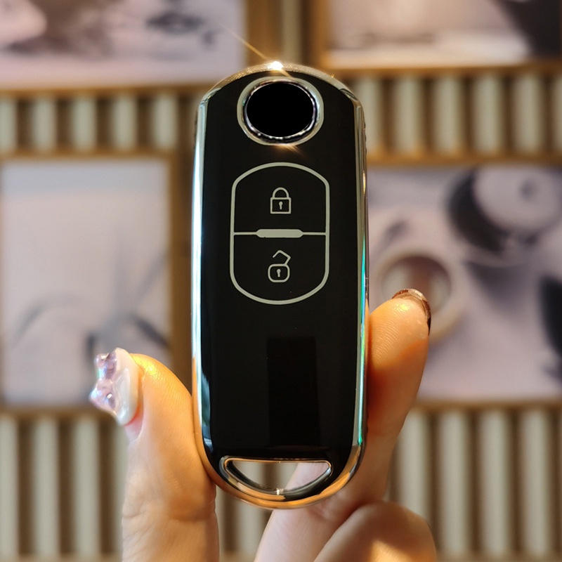 Vỏ TPU Bảo Vệ Chìa Khóa Xe Hơi Mazda 2 3 6 Atenza Axela Demio CX-5 CX5 CX-3 CX7 CX-9 2015 2016 2017 2018 2019 2 / 3