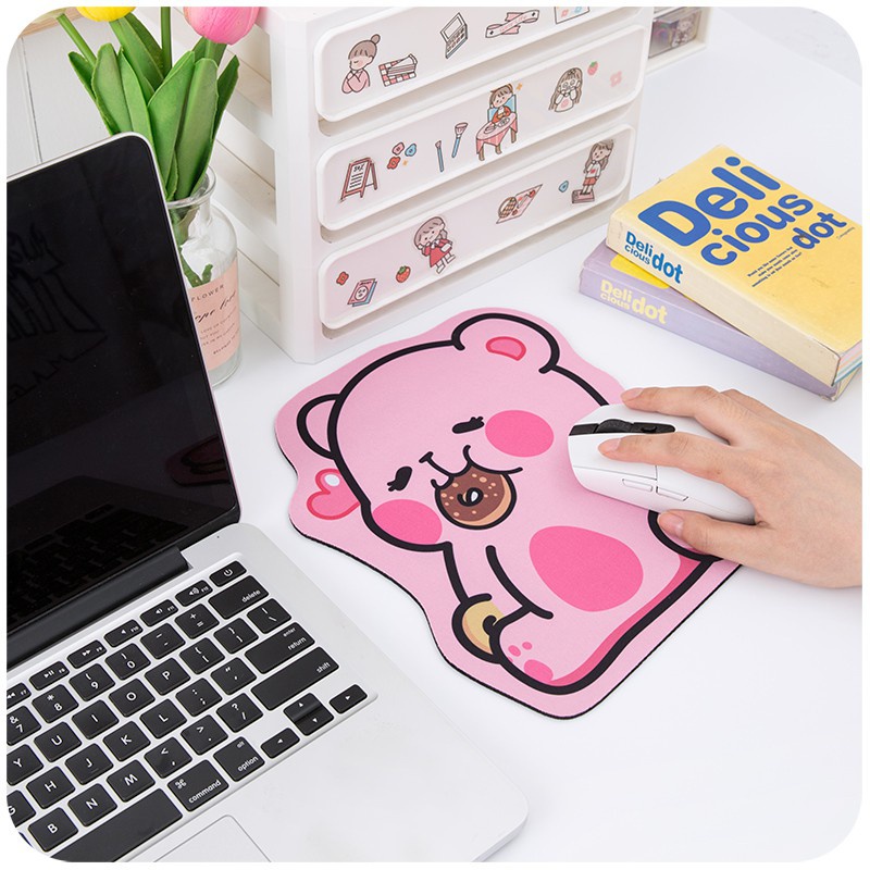Tấm Lót Chuột Để Bàn Chống Trượt Hình Động Vật Hoạt Hình Dễ Thương