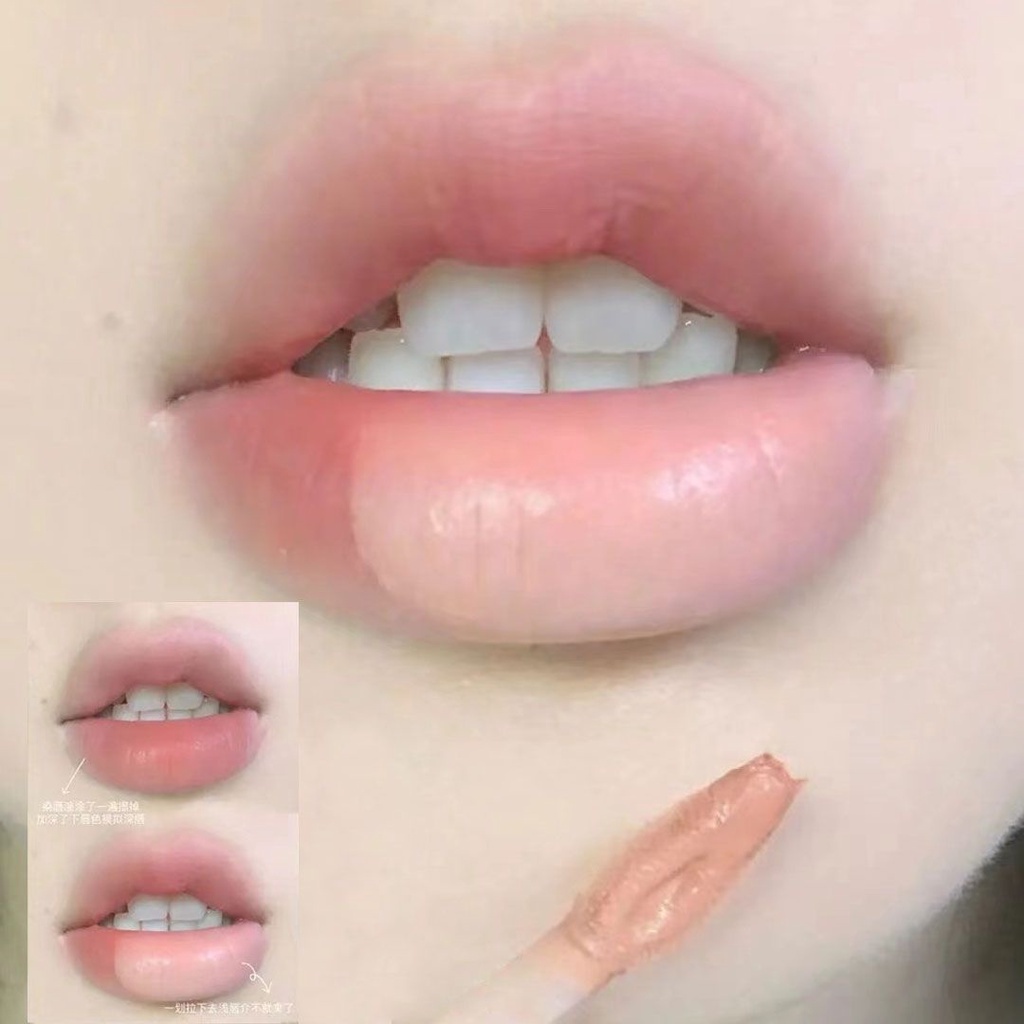 Son Kem Lì Tông Nude Chống Nước Hình Bánh Kem Dễ Thương