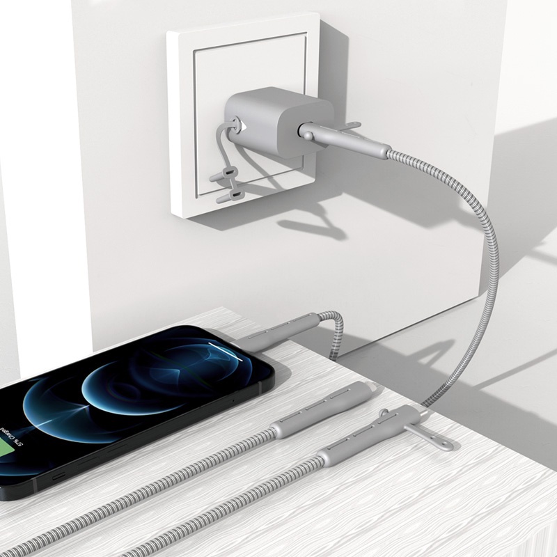 Nắp bảo vệ bộ sạc silicone mềm Cho Iphone 20W 11promax 12pro 13 14promax