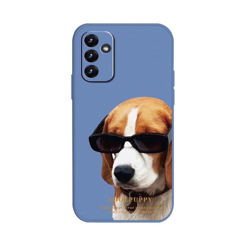 Solid color Cartoon Phone Case For Samsung Galaxy A82 5G/Quantum2/SM-A826S Liquid silicone shell Lens bump protection