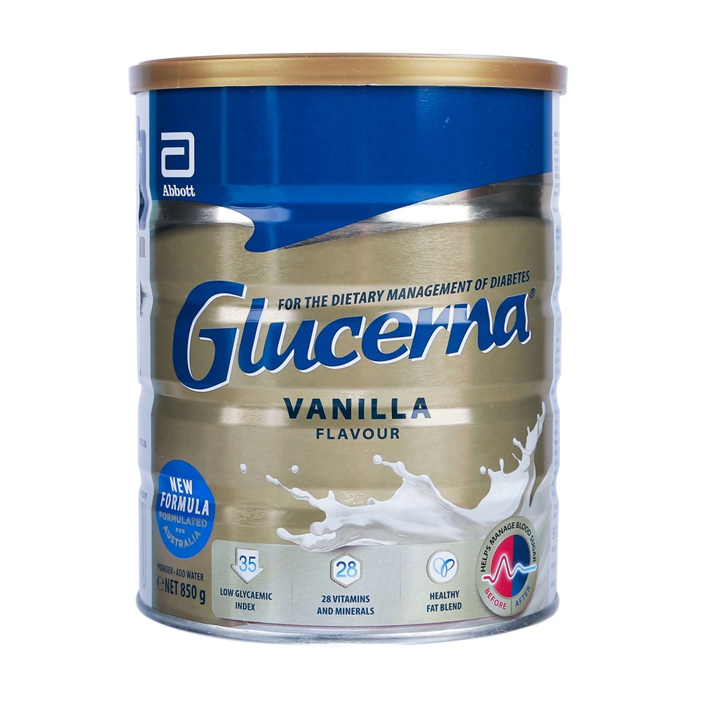 Sữa Glucerna vị vanilla dành cho người tiểu đường nhập khẩu Úc hộp 850g OZ Slim Official