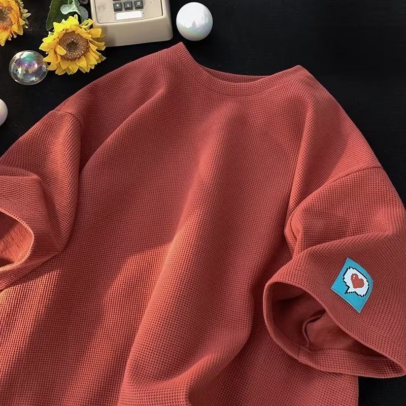 Áo Thun Trơn Tay Ngắn Plus Size M-8XL Phong Cách Hàn Quốc Cho Nam