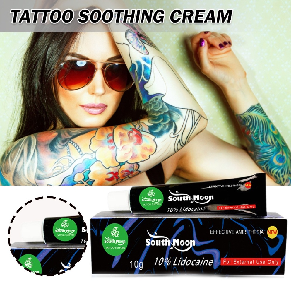 10g Tattoo Cream Brow Lip Soothing Balm Numb Tattoo Balm Non-greasy Pain Relief