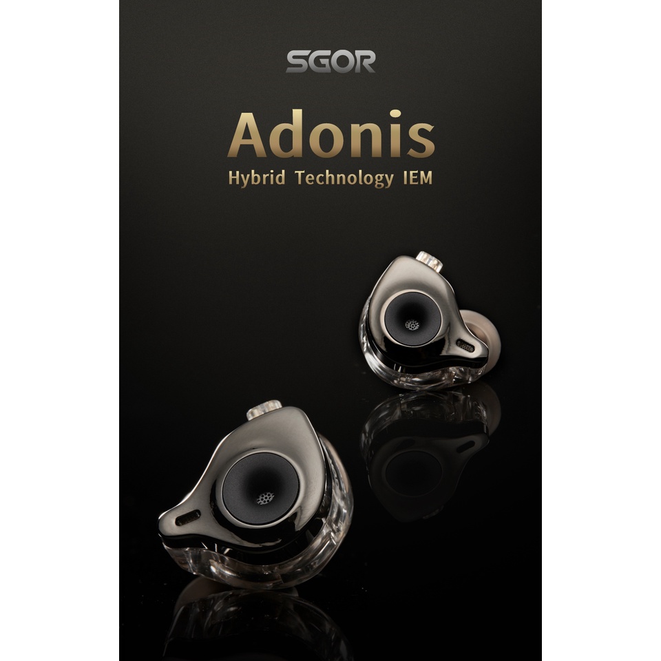 Tai Nghe Nhét Tai SGOR Adonis 1DD + 1BA Âm Thanh Siêu Trầm Chất Lượng Cao